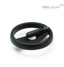 Маховик монолитный со спицами VRTP.80-P+IR-SST-8 (79121-R) ELESA+GANTER