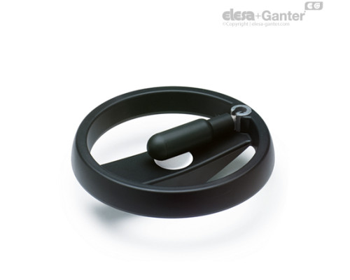 Маховик монолитный со спицами VRTP.125-P+IR-SST-12 (79221-R) ELESA+GANTER