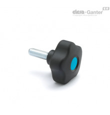 Лепестковая поворотная ручка VCT.66 p-M12x50-SOFT-C5 (170037-C5) ELESA+GANTER