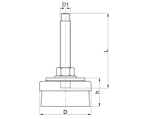 Виброопора MDA121010B EMES