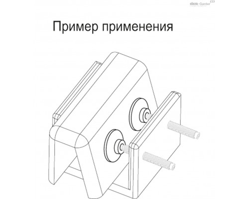 Установочный винт GST-M8x63-SB-C9 (317917-C9) ELESA+GANTER