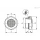 Смотровое стекло HFTR.15/PR-1/2 (14692) ELESA+GANTER