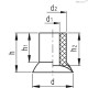 Вакуумная присоска VVH-12-N (VV.52039) ELESA+GANTER