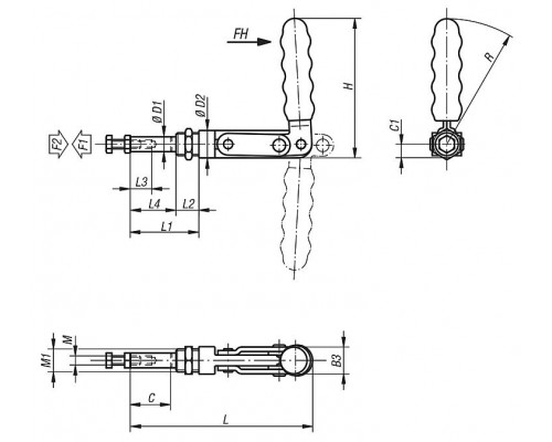 Зажимы K0086.0350 Kipp