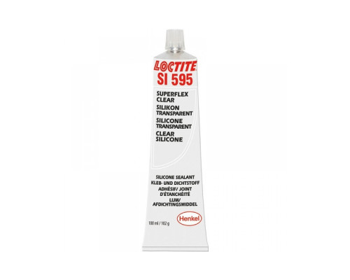 Герметик силиконовый, прозрачный LOCTITE SI 595 CR 100ML Герметик силиконовый, прозрачный LOCTITE SI 595 CR 100ML