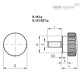 Ручка с накаткой B.193/20-SST-p-M6x30 (102326) ELESA+GANTER