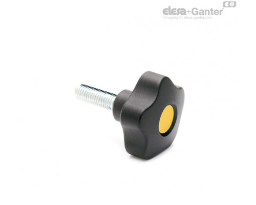 Лепестковая поворотная ручка VCT.74 p-M12x50-C4 (70085-C4) ELESA+GANTER
