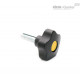 Лепестковая поворотная ручка VCT.74 p-M12x50-C4 (70085-C4) ELESA+GANTER
