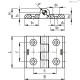 Петли CFMQ.60-45-SH-6 (425812) ELESA+GANTER