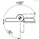 Петли CFMQ.60-45-SH-6 (425812) ELESA+GANTER
