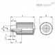 Ручка с насечкой I.168/60 B-6-SOFT (120402) ELESA+GANTER