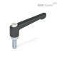 Регулируемая ручка рычажного типа GN 303.2-45-M5-50-SW-O ELESA+GANTER
