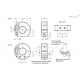 Установочное кольцо GN 7062.1-65-B40-NI-B ELESA+GANTER