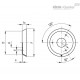 Фланец F.32 K (29004) ELESA+GANTER