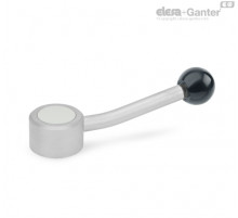 Плоская ручка рычажного типа GN 125.5-36-M10-E ELESA+GANTER
