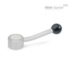 Плоская ручка рычажного типа GN 125.5-36-M8-E ELESA+GANTER