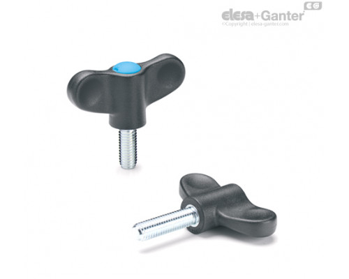 Зажимной барашек EWN.55 p-M8x10-C5 (223616-C5) ELESA+GANTER