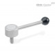 Плоская ручка рычажного типа GN 125.5-32-M8-16-D ELESA+GANTER