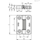Петля CFV.65 SH-6 (427626) ELESA+GANTER