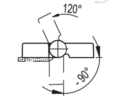Петля CFV.65 SH-6 (427626) ELESA+GANTER