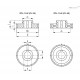 Зубчатая передача ZCL-1.5-25-A12-K (550327-K) ELESA+GANTER