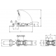 Защелка 361-2-K-T Kukamet