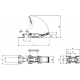 Защелка 361-2-K-T Kukamet