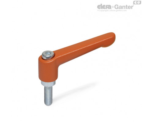 Регулируемая ручка рычажного типа GN 300.2-22-M3-6-OS ELESA+GANTER