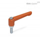 Регулируемая ручка рычажного типа GN 300.2-22-M3-6-OS ELESA+GANTER