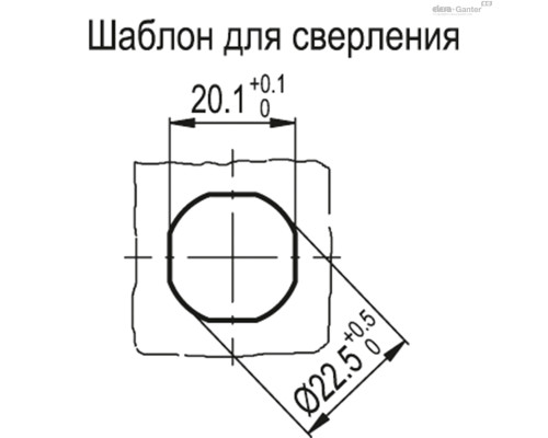 Замок CQ/T-45-18-SST (421371) ELESA+GANTER