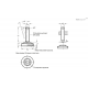 Регулируемая опора GN 6311.6-50-M10-37-R ELESA+GANTER
