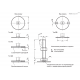 Регулируемая опора GN 40-40-M8-50-A0-S ELESA+GANTER