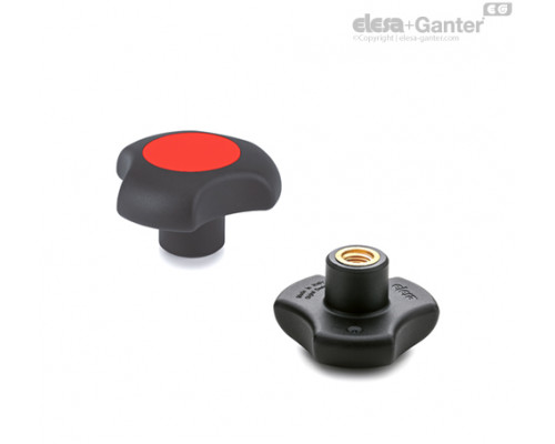 Лепестковая поворотная ручка VTT.32-C-B-M6-C6 (167716-C6) ELESA+GANTER