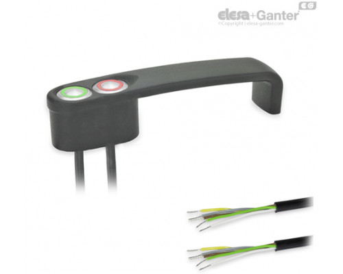 П-образная ручка GN 422-ZD-T2-K-5-SW ELESA+GANTER