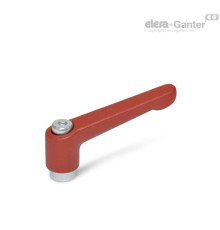 Регулируемая ручка рычажного типа GN 300.2-78-M10-RS ELESA+GANTER