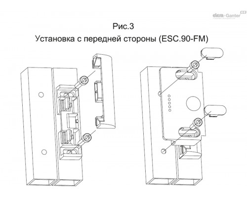 Дверная ручка ESC.90-FM-K-180-U (225032) ELESA+GANTER