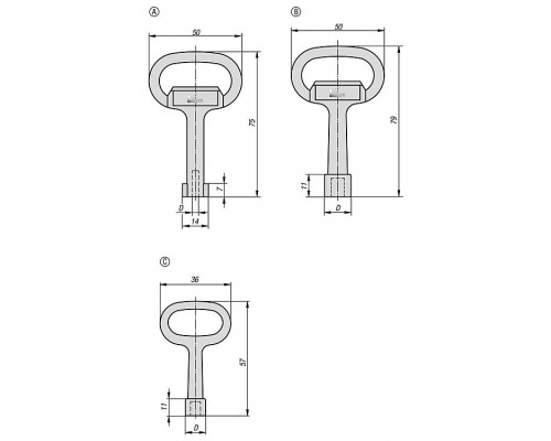 Замок K0535.16 Kipp