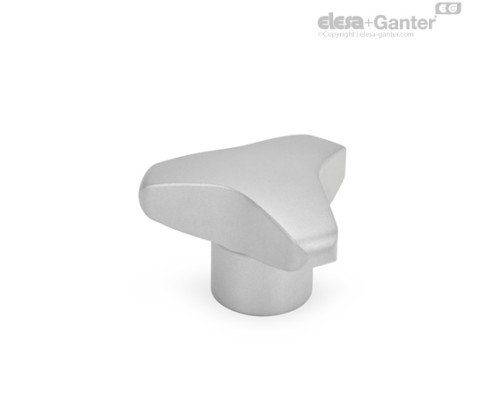 Трёхлепестковая ручка GN 5345.4-40-M8-E ELESA+GANTER