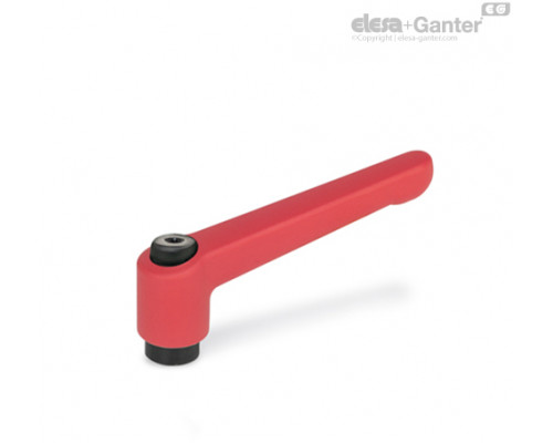 Регулируемая ручка рычажного типа GN 300-108-M12-RS ELESA+GANTER