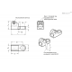 Держатель GN 275.4-B12-B12-2-SW ELESA+GANTER