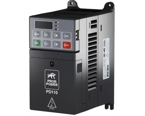Частотный преобразователь Prompower PD110-AB022 (2,2 кВт 11 А 1ф 220 В) Частотный преобразователь Prompower PD110-AB022 (2,2 кВт 11 А 1ф 220 В)