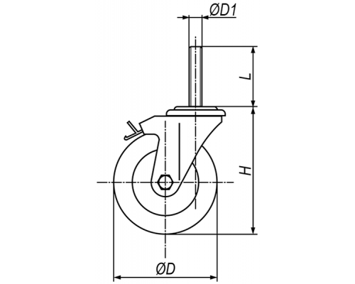 Колеса ET03MKT75X25F EMES