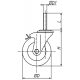 Колеса ET03MKT75X25F EMES