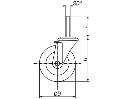 Колеса ET03MKT75X25F EMES