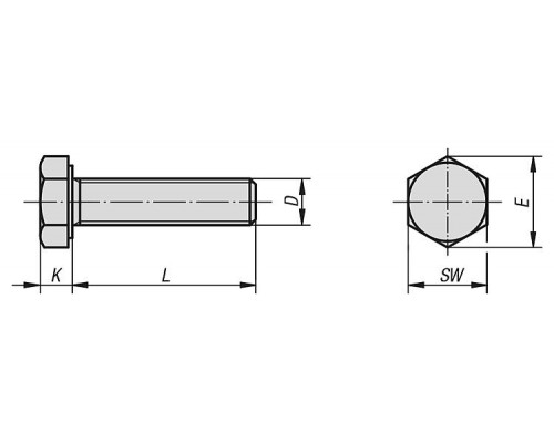 Болты K0871.04X12 Kipp