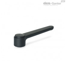 Плоская ручка рычажного типа GN 126.1-120-B8-SW ELESA+GANTER