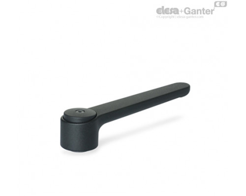 Плоская ручка рычажного типа GN 126.1-120-B8-SW ELESA+GANTER