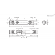 Карданное соединение GN 808.3-42-K20-320-120 ELESA+GANTER