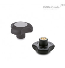 Лепестковая поворотная ручка VTT.32-C-B-M6-C3 (167716-C3) ELESA+GANTER