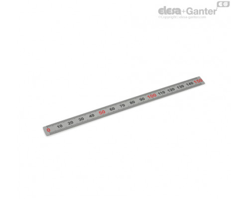 Линейка GN 711-NI-50-W-L ELESA+GANTER